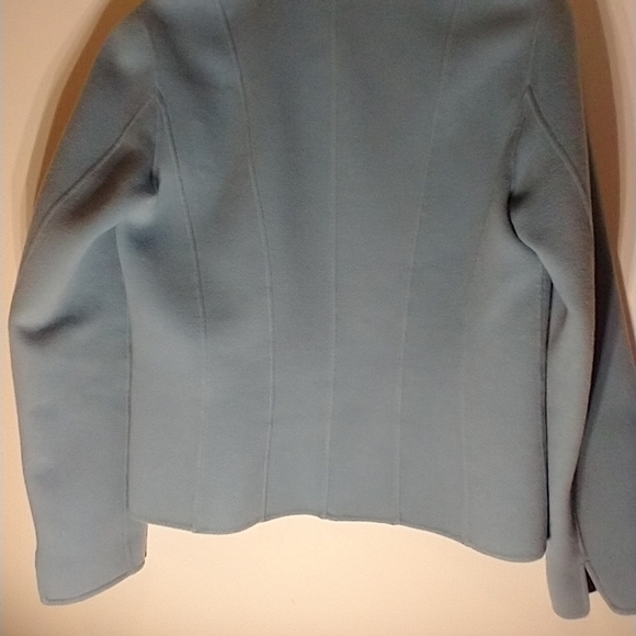Talbots light blue wool jacket size 6 - Picture 2 of 4